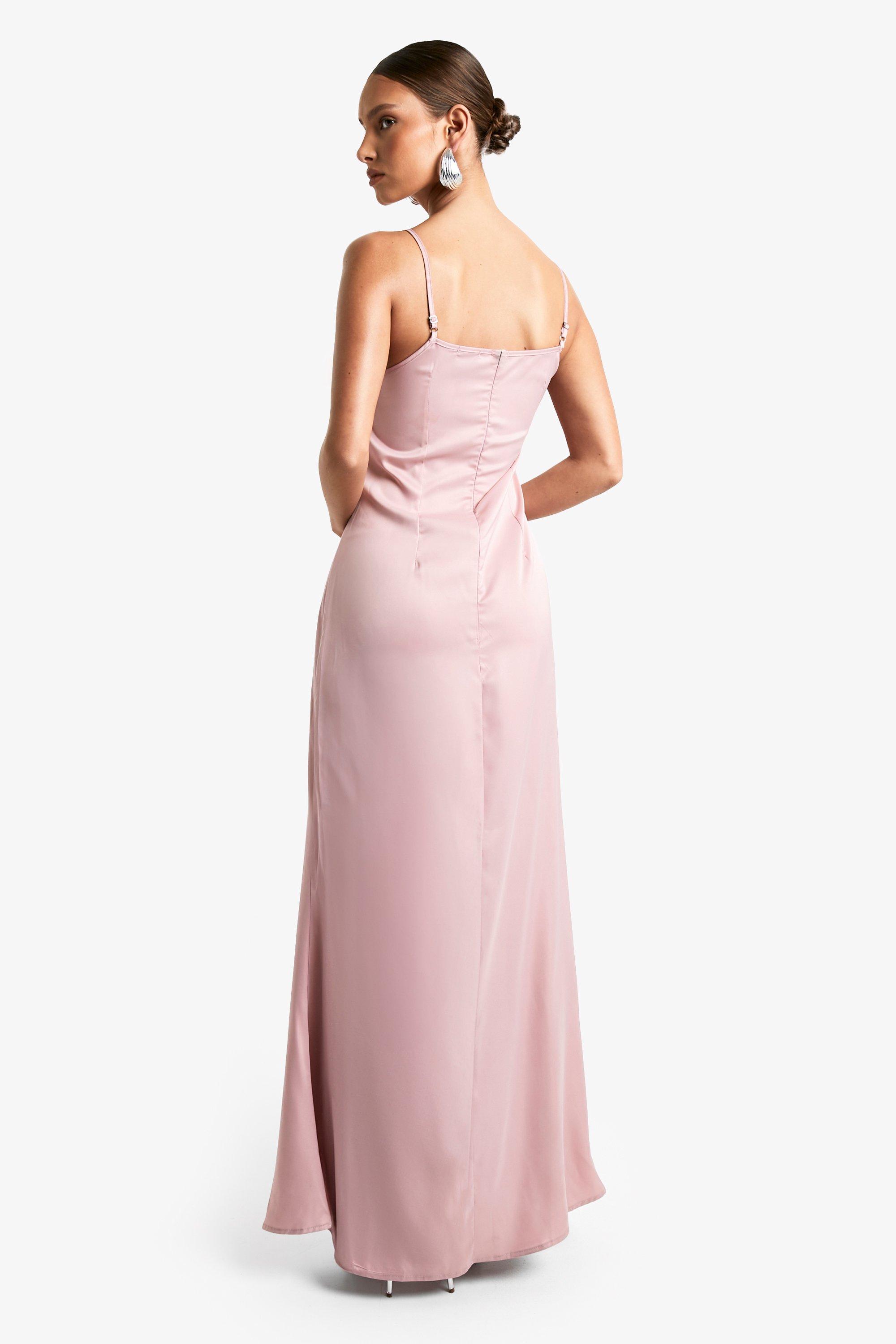 Boohoo baby pink dress hotsell